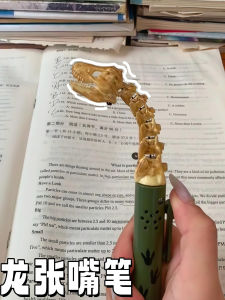 ปากเต่ามีชีวิต ด้ามจับหมึกสีดำ บันทึกข้อมูล บันทึกข้อมูล เรียนรู้ สนุกสนาน ตลก บรรเทาความเครียด เล่นเล็กๆ ของเล่นสำหรับนักเรียน