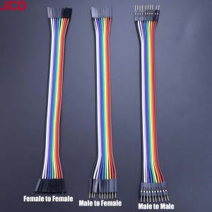 JCD 1pcs For Arduino 10 Pin DIY Kit Line Male To Male Female To Female Male To FeMale Jumper Wire Cable 20/30/50/80/100cm length