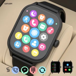 Smartwatch 2024 รับสาย 2.01 BTCamera โหมดกีฬาสมาร์ทนาฬิกาสําหรับผู้ชายผู้หญิงสุขภาพ Sleep Monitor สําหรับ Android iOS โทรศัพท์
