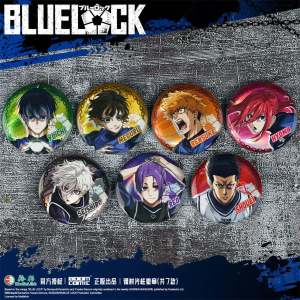Blue Prison Laser Light Emblem Badges Bajie Qianjie Leopard One Official Valley Collectibles Iron Material Preorder Anime Cartoon