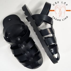 Dép Rọ VIP Cao Su Lốp Xe Siêu Bền - Thiết Kế Rọ Kinh Điển Thoáng Mát & Đế Chắc Chắn