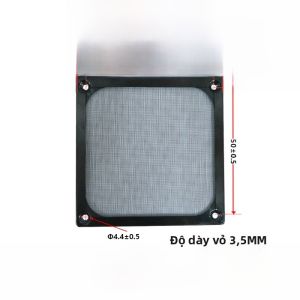 Mặt Nạ Bảo Vệ Quạt Tản Nhiệt Bằng Thép Không Gỉ Kim Loại ASIACOOL 60-120MM Lưới Lọc Bụi Bẩn Lưới Bảo Vệ