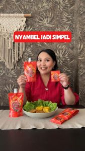 ABC Sambal Nusantara Terasi Asli 10 Sachet 18 Gram - Saus Pedas Tradisional