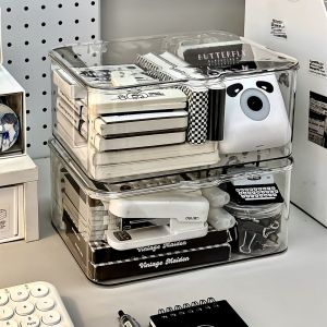 FENGQIAOWANDU | Clear Acrylic Flip-top Dustproof Storage Box