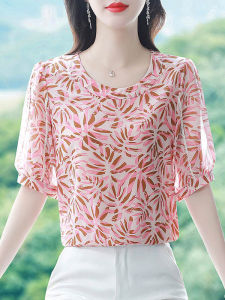 DAIXIANGFEIZI | Chic Youthful Moms Summer New Arrival Chiffon Shirt