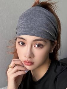 Wide Edge Hair Tie Bandanas Yoga Street Dance Running Sweat Absorbent Outdoor Sports Headwear Personal Hygiene Accessories