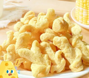 Corn Strips Cheese Popcorn Cheese Snacks 260g 520g     爆米花