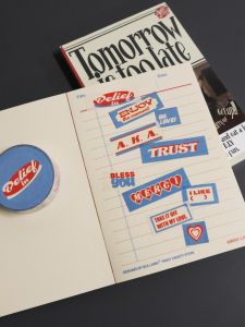 สติ๊กเกอร์ตกแต่งแบบย้อนยุคสไตล์อเมริกัน สติ๊กเกอร์รูปป้ายสีน้ำเงินขาวแดง วัสดุสำหรับทำบันทึก วัสดุตกแต่งเล่มเล็ก วัสดุสำหรับทำบันทึก