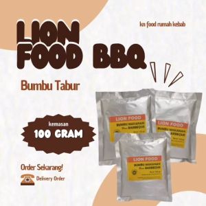 BUMBU TABUR ALA SHIHLIN LION FOOD RASA BARBEQUE/BBQ KEMASAN 100 GRAM