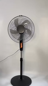 Electric Stand Fan 16 Inch 3-Speed 5-Blade Mesh Large Airflow Low Noise Home Appliance cod