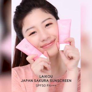 Sakura Sunscreen SPF 50+ | Broad-Spectrum Sun Protection Whitening Moisturizing & Skin Softening | Acne Pimple & Dark Spot Treatment | Anti-Aging & UV Protection for All Skin Types