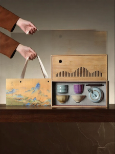SHANGYANFANG | Heritage Nail Patterned Gongfu Tea Set High-end Luxury
