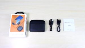 Microphone Nirkabel Lavalier Dual Wireless Mic Bluetooth Portable Mic Clip On Wireless Microphone 2 Mic Untuk Live Vlog Youtube Tiktok