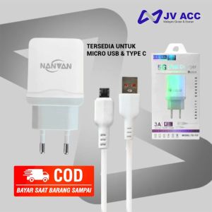 Charger Fast Charging Nanvan Td-T37 Micro Usb / Type C