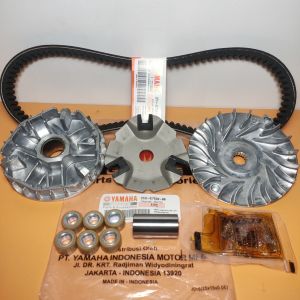 paketan vanbelt 2ph+rumah roller Assy+kipas roller yamaha mio m3 soul gt 125 fino fi 125 xride 125