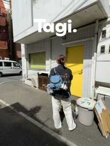 Tagi. Imagine Denim Plaid Backpack