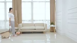 TOPLIVING Spin Mop Alat Pel Lantai Peras Otomatis Peras Terbaru Ultra Mop Aclima Warna Coklat - Beige + Ember 6 Liter (FREE tempat sabun cair) 20094 murah cuci gudang COD
