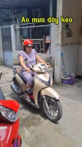 Áo Mưa Người Lớn Dây Kéo Trước Da Cá Vải Dù Vân Tổ Ong Siêu Bền Chống Thấm Cao Cấp Đường May Tinh Tế Tỉ Mỉ Dày Dặn Sản Phẩm Kèm Túi Đựng
