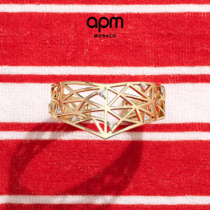 Gold Maze Bangle