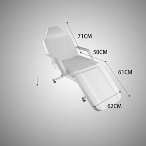 BAIERDI Beauty Salon Massage Bed - Foldable Therapy Bed w/ Adjustable Backrest