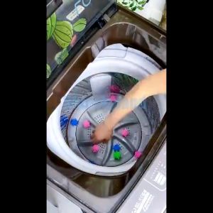 Magic Laundry Ball / Bola Karet Pembersih Pakaian Anti Kusut / Alat Pembersih Baju Mesin Cuci Pengering