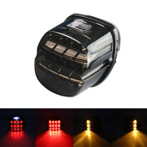 ไฟท้ายเบรค LED ไฟเลี้ยวรถจักรยานยนต์สําหรับ FLSTF Night Train Touring Softail Sportster Road King Electra Road Glide