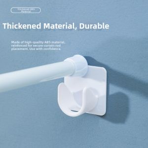 Non-slip Drop-preventing Curtain Rod Bracket Adhesive Hook