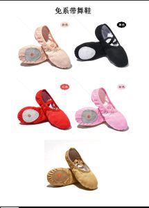 Dancing Shoes No-Tie Adult and Children Female Soft Bottom Training Shoes Classical Body Dancing Shoes Boys and Girls Ballet Shoes