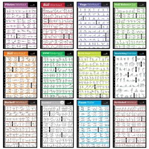 Gym Yoga Studio Workout Detailed Action Chart Pose Canvas Poster Bodybuilding Wall Art Painting Prints Home Room Decor