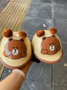 [ Size 1 - 3 tuổi ] Nón bảo hiểm dáng đua ngựa nhí cho bé kèm phụ kiện chong chóng