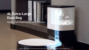 TP-Link Tapo RV10 Plus Robot Vacuum & Mop + Smart Auto - Empty Dock [ With Option RV10 & RV10 Lite ] Floor Sweep Cleaner Wet + Dry