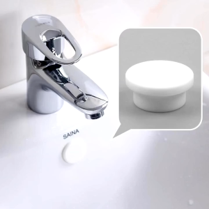 4Pcs 22-24mm White Silicone Wash Basin Overflow Ring/ Universal Kitchen Sink Sealed Plug/ Bathroom Bathtub Round Drain Stopper