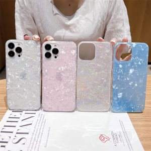 Fashion Seashell Pattern Pattern Phone Case For iPhone 14/13/12 Pro Max 11 Pro XS Max 7 8 Plus Shockproof Soft Silicone Cover Womens Protection Casing