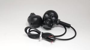 KEVANLY | Skull Head Motorcycle LED Eagle Eye Lamp Mini Auxiliary Light Turn Signal Indicator Blinker Universal For Harley Honda Yamaha