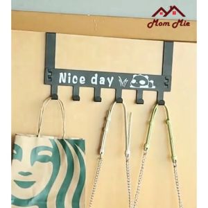 Móc treo đồ sau cửa 6 nhánh tiện dụng dễ lắp đặt - K031