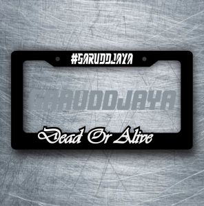 Frame Plat Nomor Model JDM Plus Baut Tanam