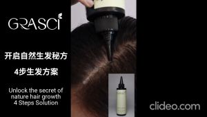 GRASCI Soothing Non-Toxic Anti-Dandruff Shampoo | Contain Patented Apple Stem Cell 500ML