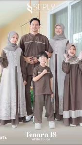 SARIMBIT/COUPLE KELUARGA TENARA 18 WHITE TAUPE - BY SEPLY
