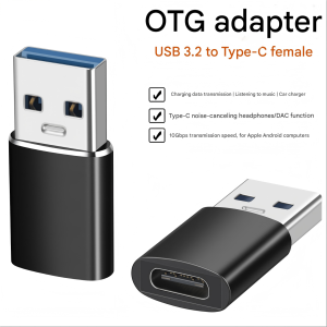 FC&EC USB 3.2 to Type C OTG Adapter USB A Male to USB C Female Data Converter For Macbook Mobile Phone Fast Charging Adapters