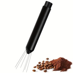 WDT Espresso Distribution Tool Stirrer Tool For Barista-Grade Precision Brewing Tamper With Retractable Stainless Steel Needle