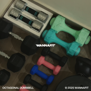 WANNAFIT Dumbbell 5kg Octagonal | Dumbbel Dumbell Dumbel Barbel Octagon 5 kg | Alat Latihan Beban
