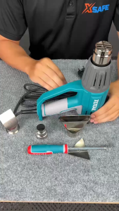 Máy khò nhiệt cầm tay TOTAL TB20078 2000W 50-550°C Máy khò màng co dán decal máy thổi hơi nóng