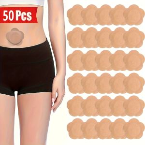 Replacement Disposable Castor Oil Pack Self-adhesive Adhesive Navel Stickers Seepage Resistant Belly Button Protectors 50pcs