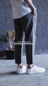 Arfan Shaka Sirwal Celana Pria Ankle Pants Bahan Baby Canvas Nyaman dan Anti Gerah