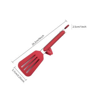 9 Inche Red with Bracket Silicone Food Clip In Kitchen High Temperature Resistant Anti Scalding Barbecue Clip