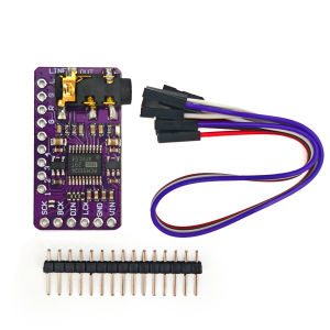 GY-PCM5102 I2S DAC Decoder Module pHAT Format PCM5102A Stereo Audio Board 3.5mm Jack for Raspberry Pi Hi-Fi Sound Upgrade Kit