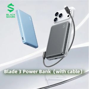 Black Shark | Blade 3 Power Bank(with cable)Magnetic Charging External Battery 15W Fast Charge 10000mAh