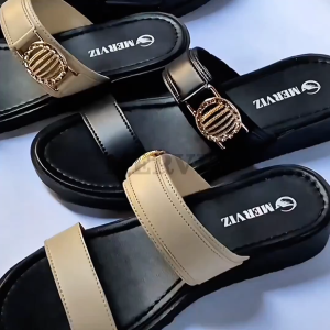 Sandal Wanita Slip On B102 Size 36-41 Sendal Wedges Korea Kekinian Empuk Nyaman