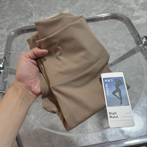 กางเกงโยคะเอวสูง ทรงสลิมฟิต กางเกงออกกำลังกาย กางเกงขายาวทรงเก้าส่วน ผ้าไนลอน ระบายอากาศได้ดี ดูดซับเหงื่อ แห้งเร็ว สำหรับผู้หญิง