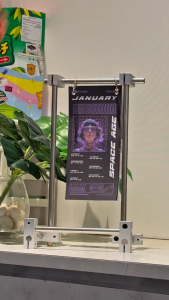 LumiArt Card & Calendar Holder – Note Holder Iconic Design Smart Storage Everyday Accessory for Your Artwork